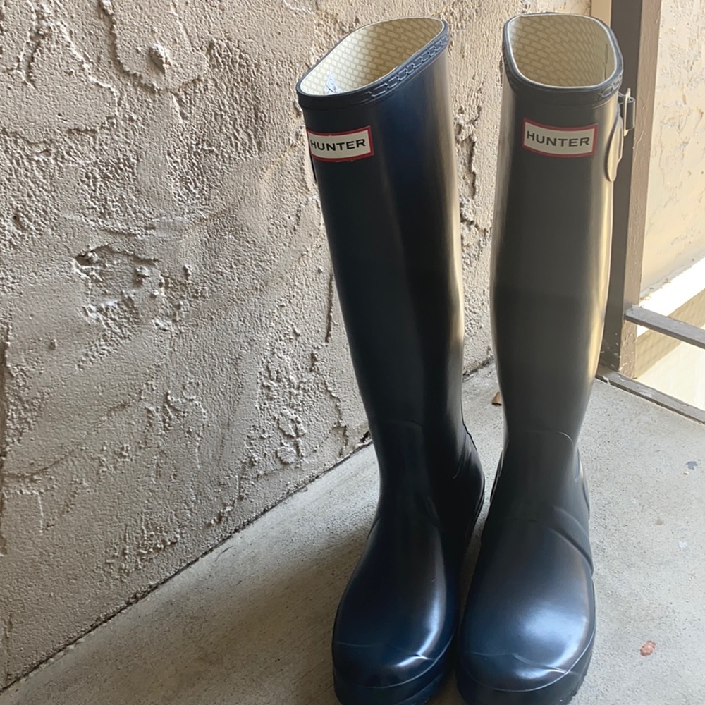 COPY - Navy blue size 7 original hunter boots